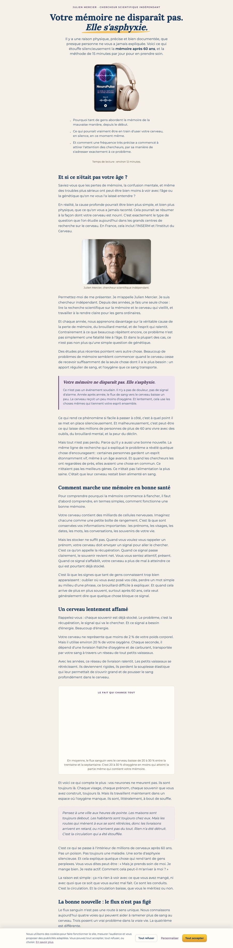 Reading page, current state, desktop